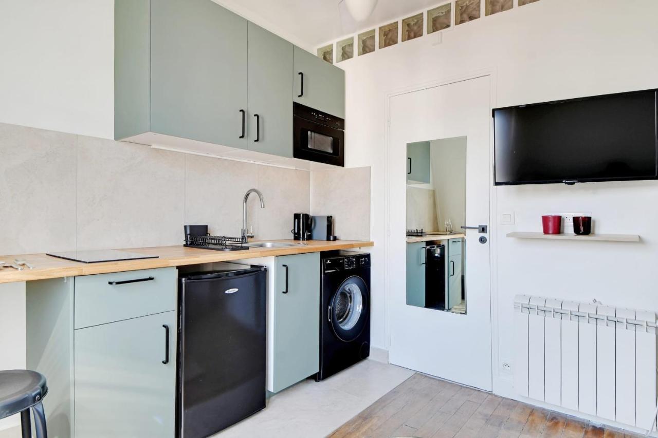 Ideal Studio For 2 People - Marche Des Batignolles Paryż Zewnętrze zdjęcie