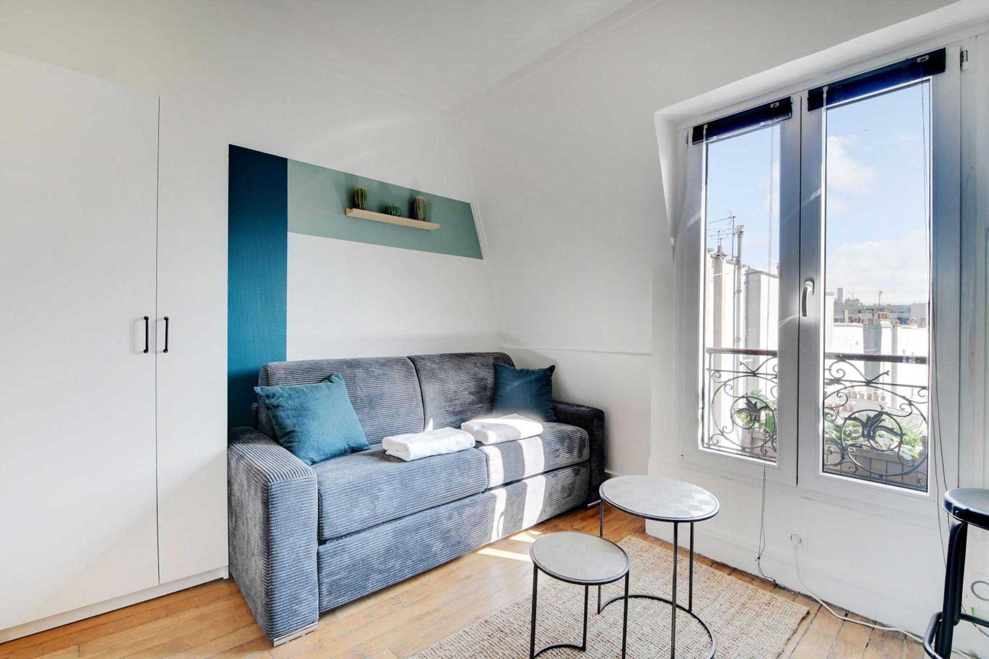 Ideal Studio For 2 People - Marche Des Batignolles Paryż Zewnętrze zdjęcie