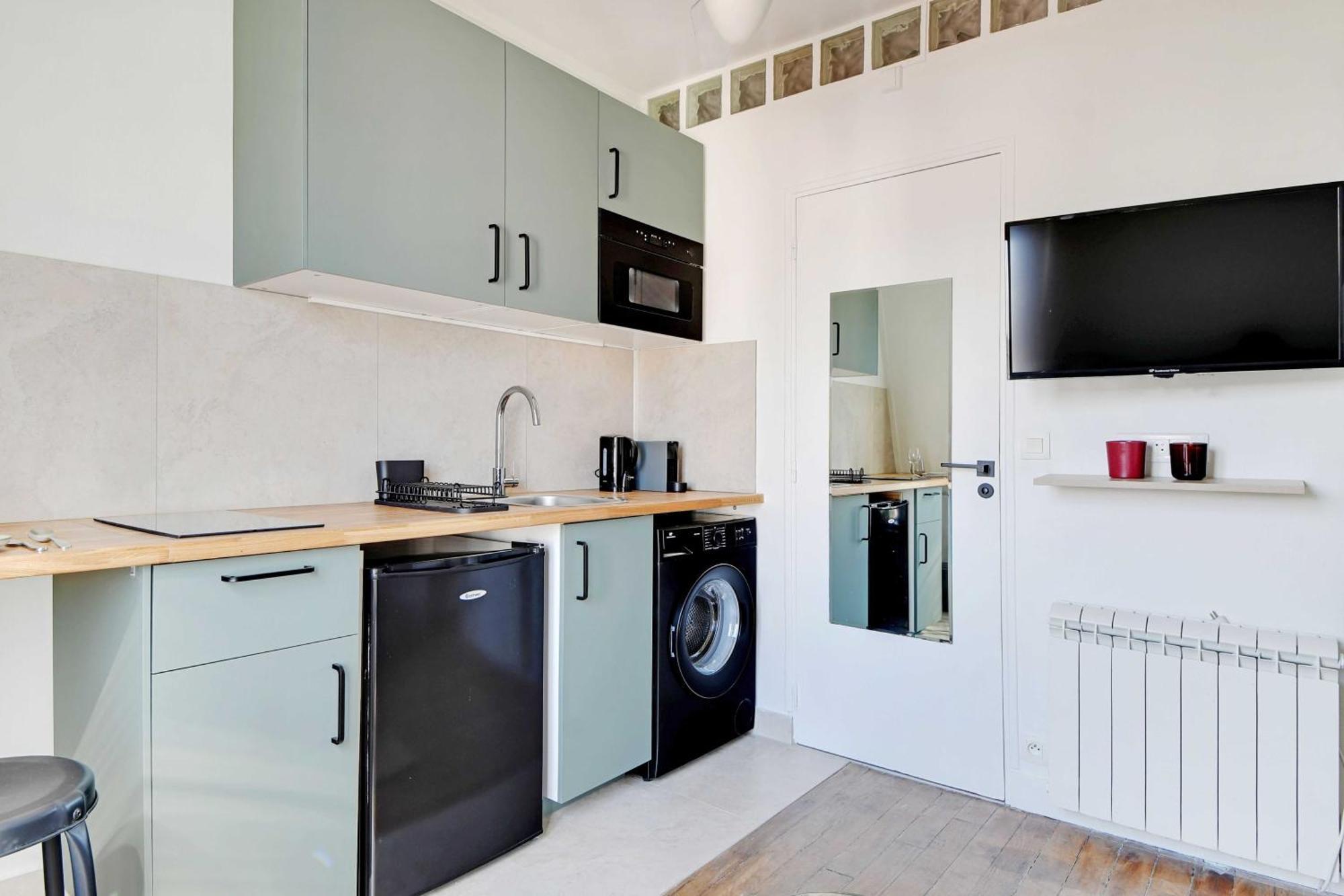 Ideal Studio For 2 People - Marche Des Batignolles Paryż Zewnętrze zdjęcie