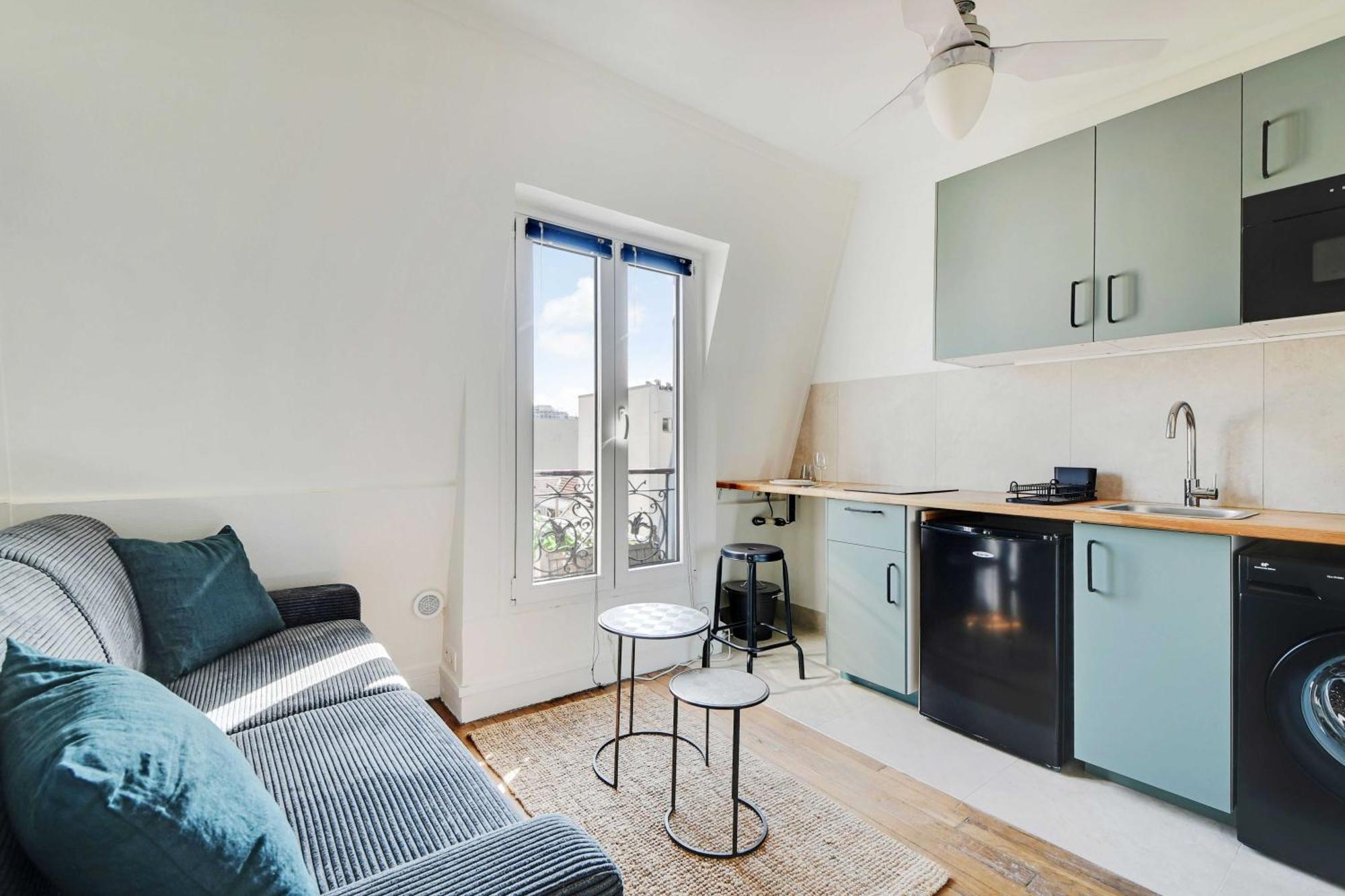 Ideal Studio For 2 People - Marche Des Batignolles Paryż Zewnętrze zdjęcie